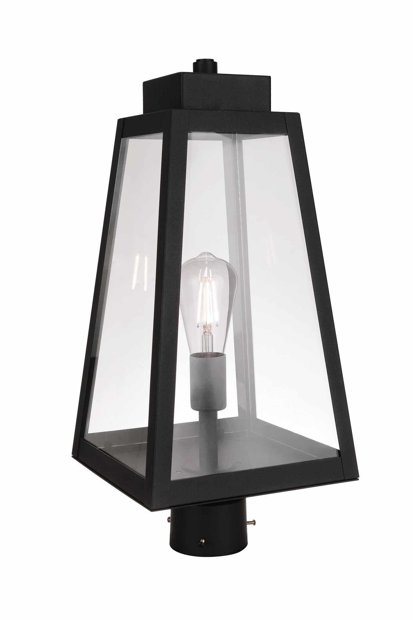 ZA6925-TB - Sorano 1 Light 21" High Outdoor Post - Textured Black
