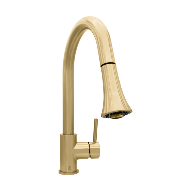 EDS-KF-CB - Edison Kitchen Faucet in Champagne Bronze