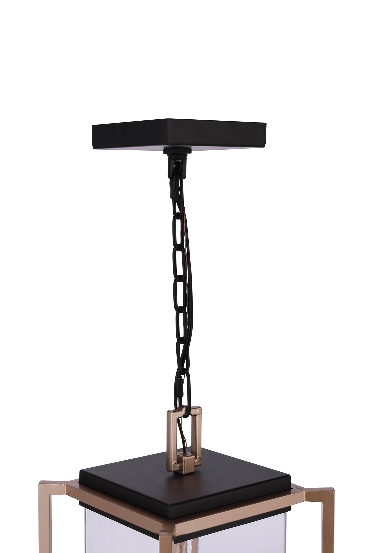 ZA6511-MNSB - Metalwork 3 Light 9" Wide Outdoor Pendant - Midnight / Satin Brass