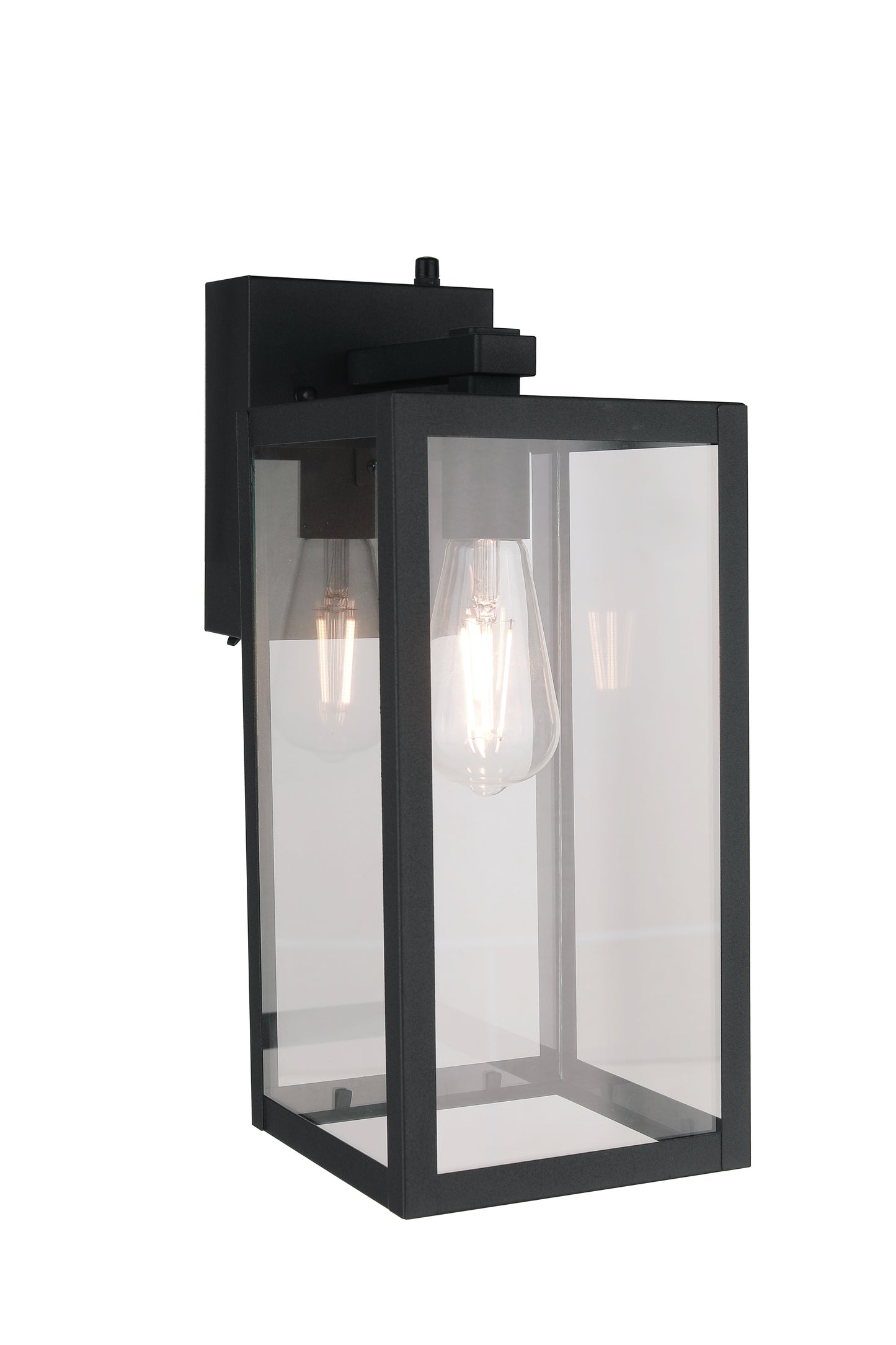 ZA7114-TB-PCO - Harris 1 Light 16" High Outdoor Wall Lantern - Textured Black