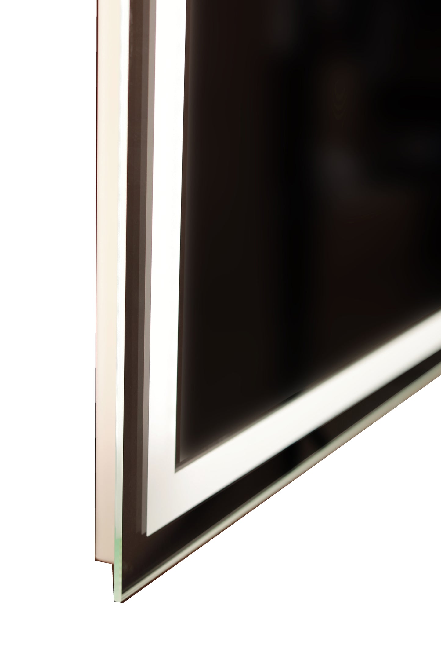 MIR2409RT-W3C - Meredith 1 Light 24" Wide Illuminated Mirror - White