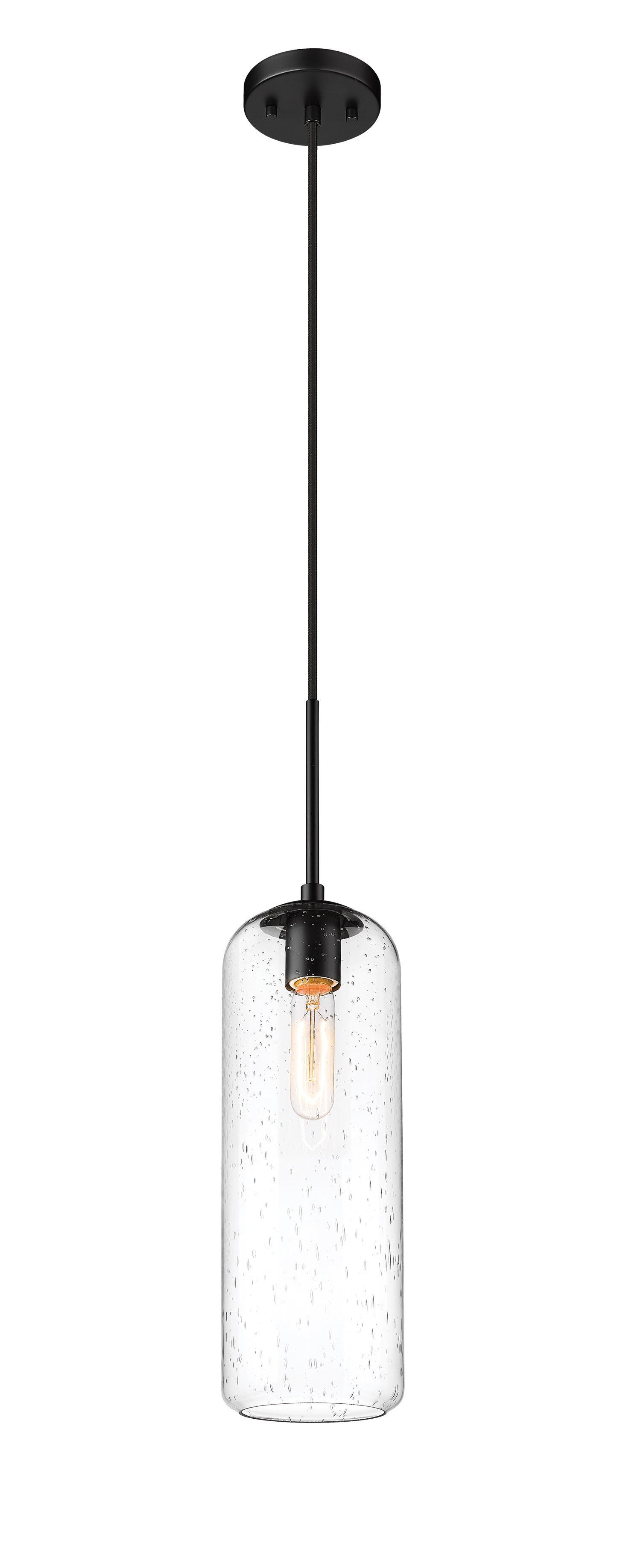 738P22-MB - Monty 1 Light 5" Pendant - Matte Black