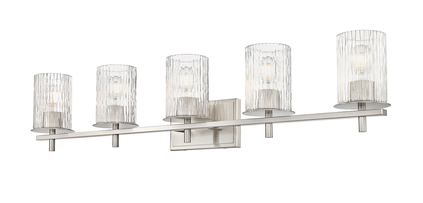1949-5V-BN - Grayson 5 Light 40" Vanity - Brushed Nickel