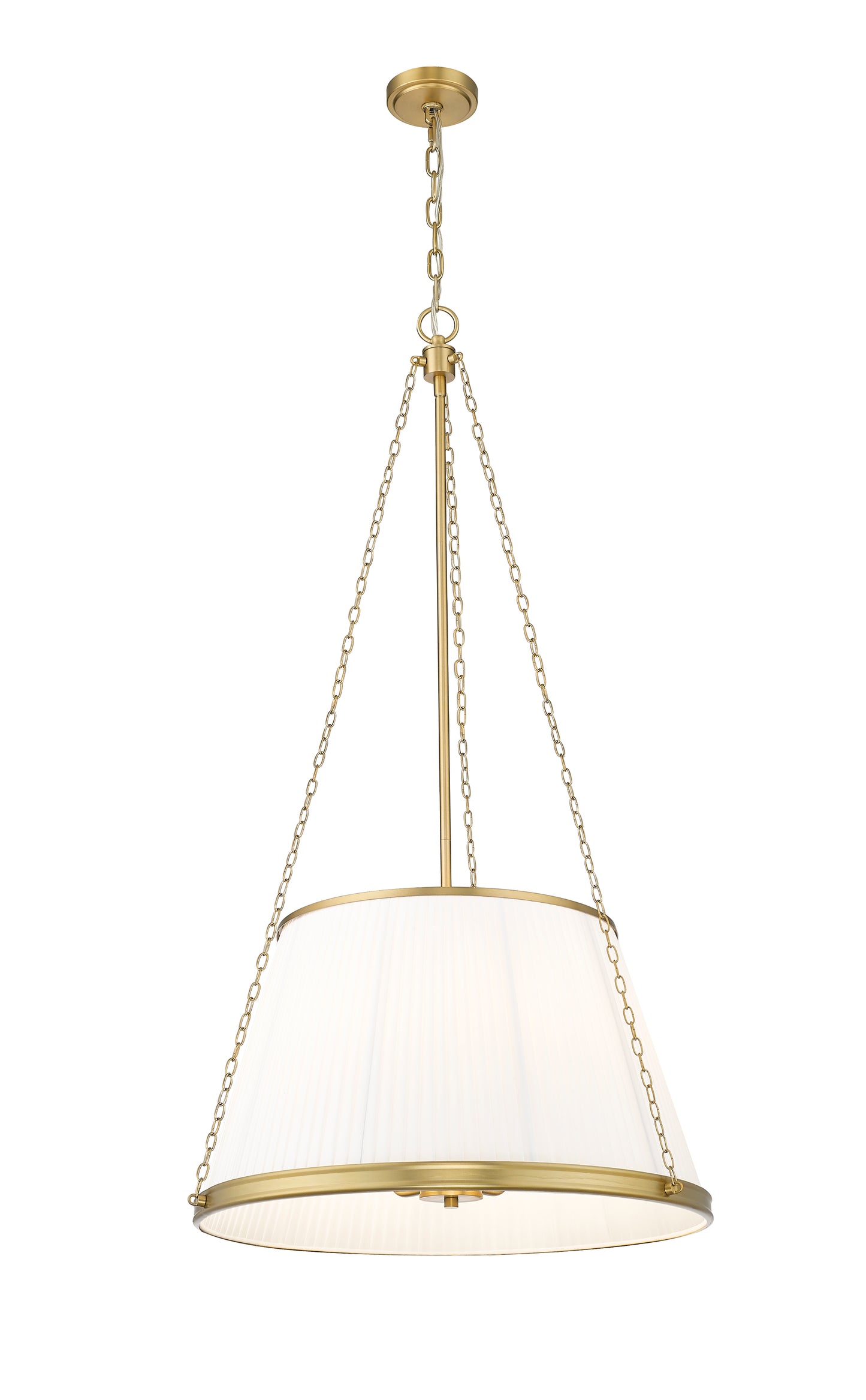 1954P24-MGLD - Madeline 6 Light 24" Pendant - Modern Gold