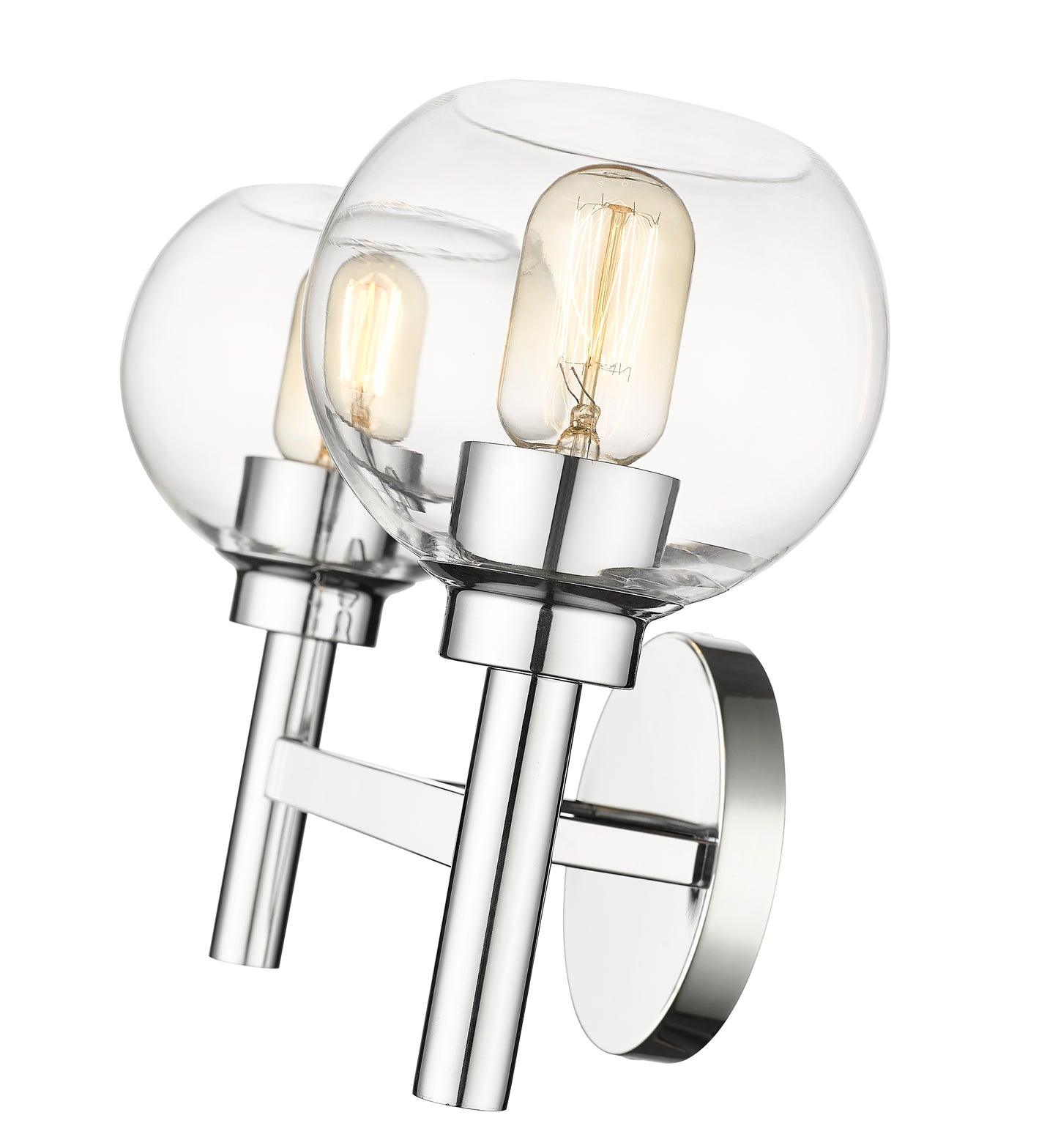7502-2V-CH - Sutton 2 Light 16" Vanity - Chrome