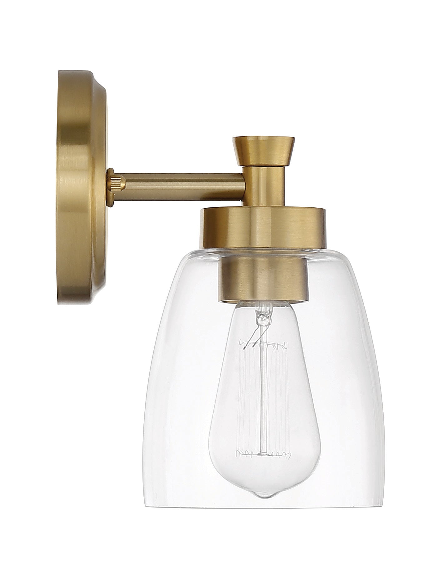12705SB1 - Henning 1 Light 9.25" High Wall Sconce - Satin Brass