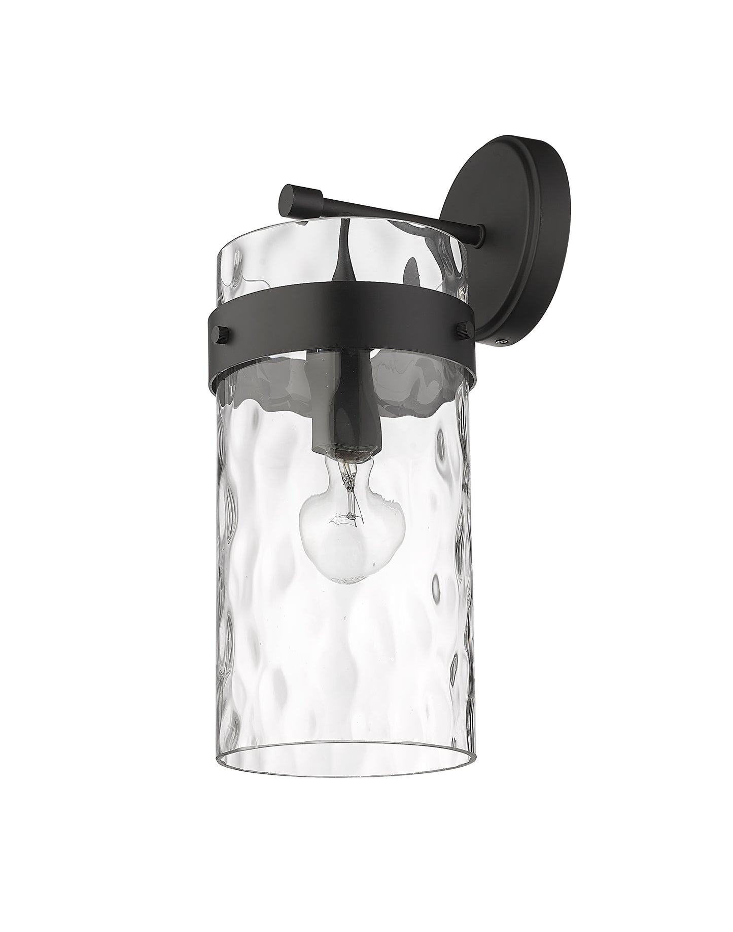 3035-1SL-MB - Fontaine 1 Light Wall 16" Sconce - Matte Black