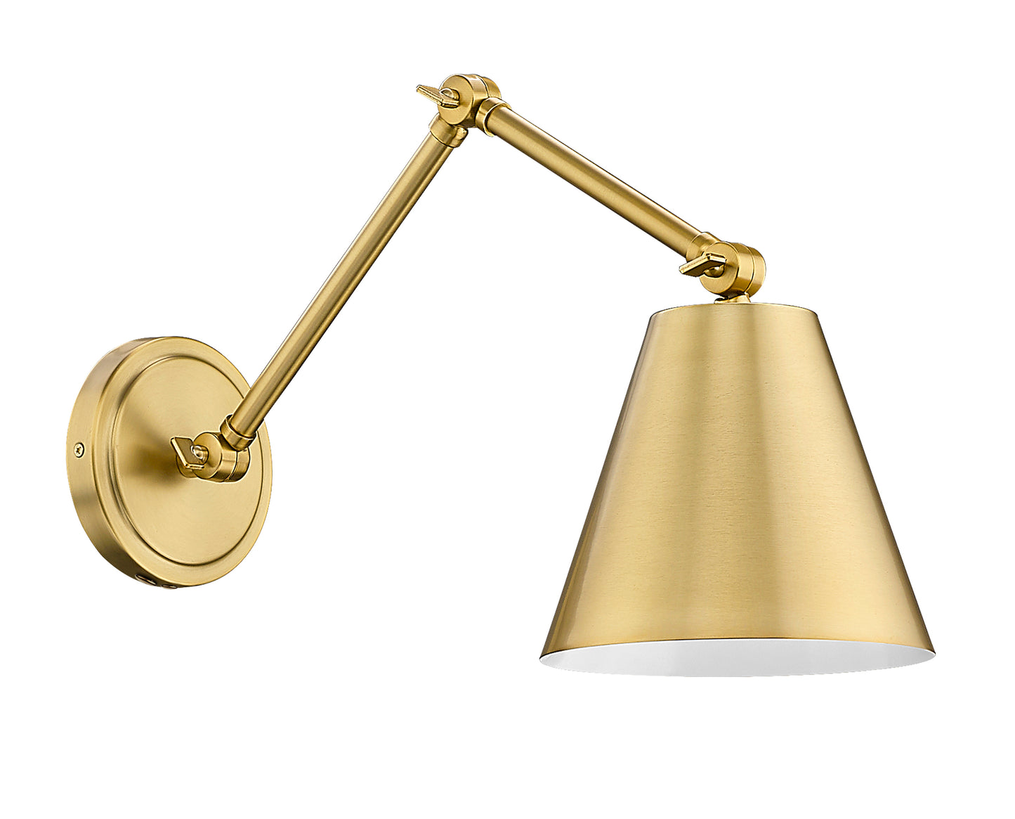 347S-MGLD - Regent 1 Light Wall 8" Sconce - Modern Gold