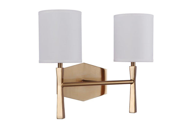 16014SB2 - Chatham 2 Light 13.75" Wide Vanity Light - Satin Brass