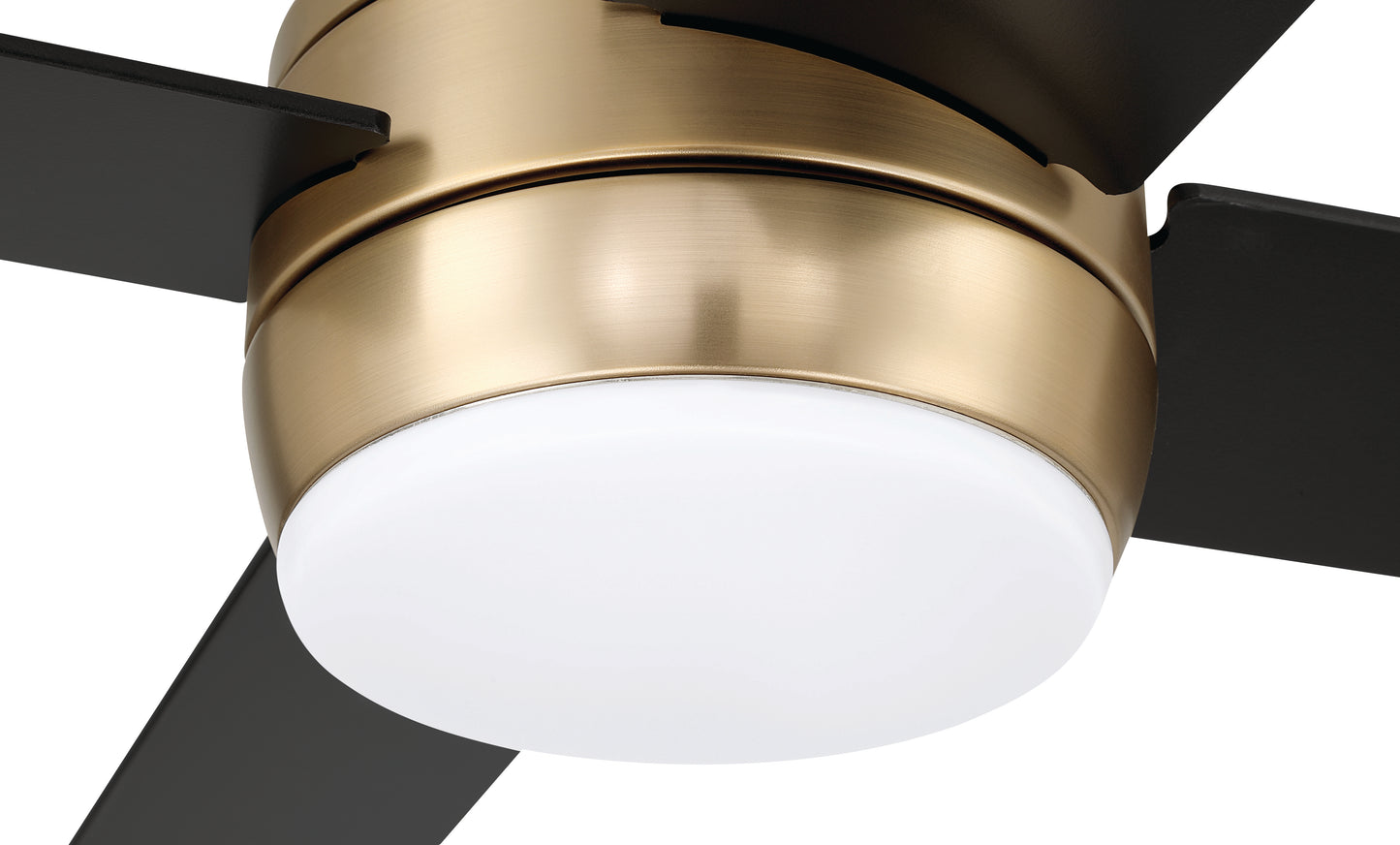 KLS52SB4 - Kelsey 52" 4-blade Indoor Ceiling Fan 52" 4 Blade Ceiling Fan with Light Kit - Satin Brass