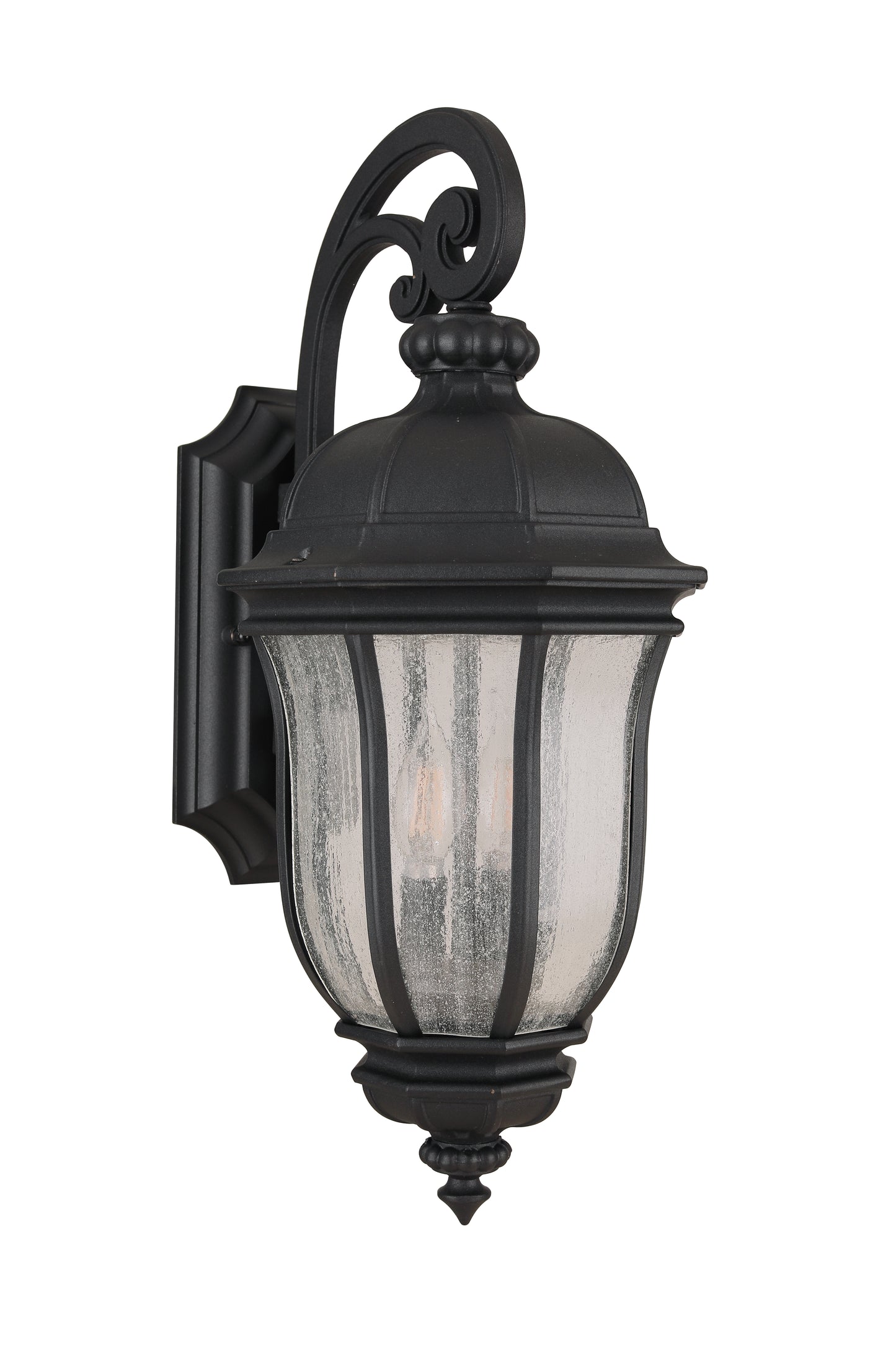 Z3314-TB - Harper 2 Light 21" High Outdoor Wall Lantern - Textured Black