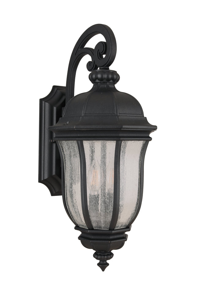 Z3314-TB - Harper 2 Light 21" High Outdoor Wall Lantern - Textured Black