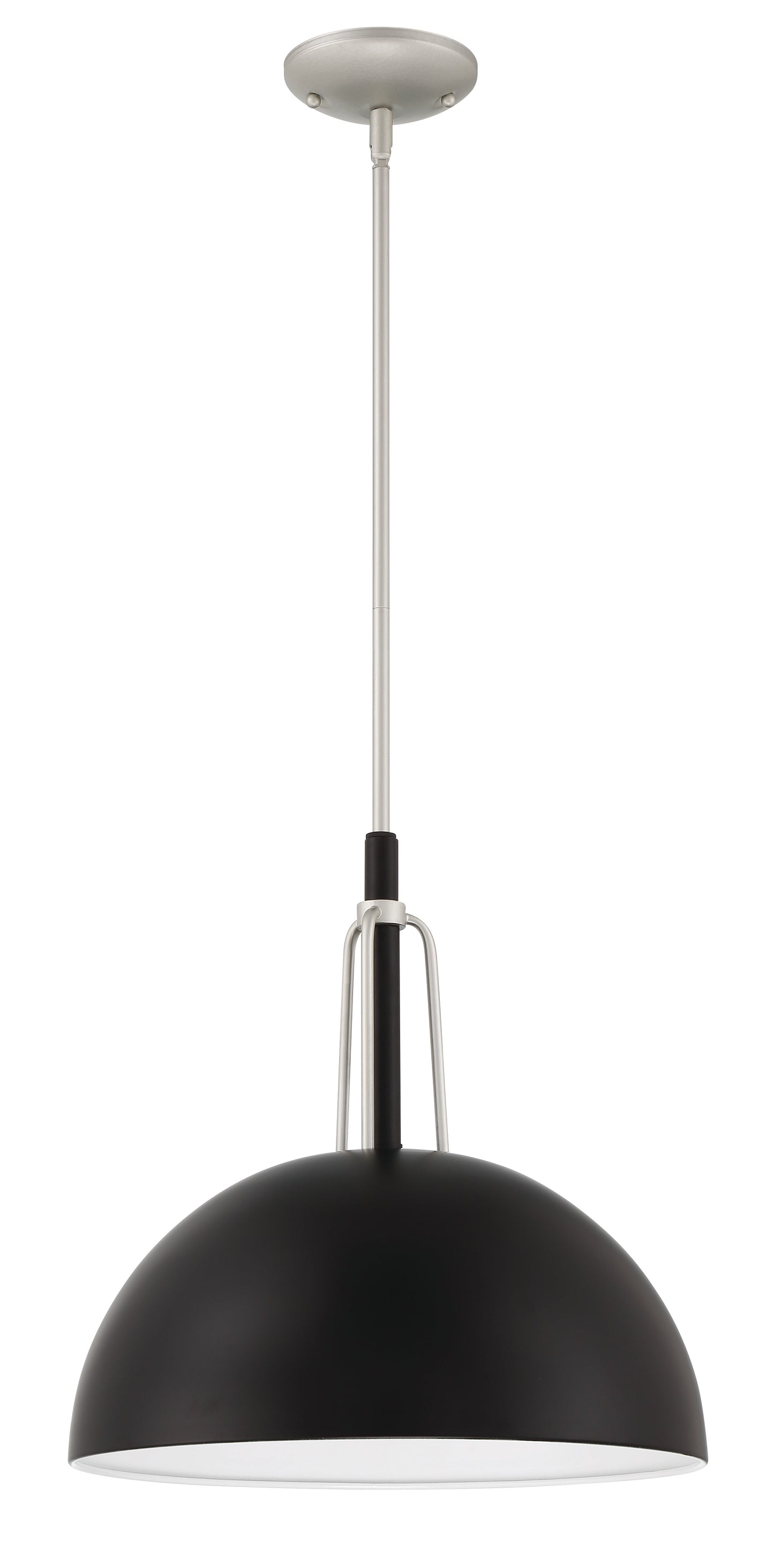ZA4921-MNSA - Kahn 1 Light 16" Wide Outdoor Pendant - Midnight / Satin Aluminum