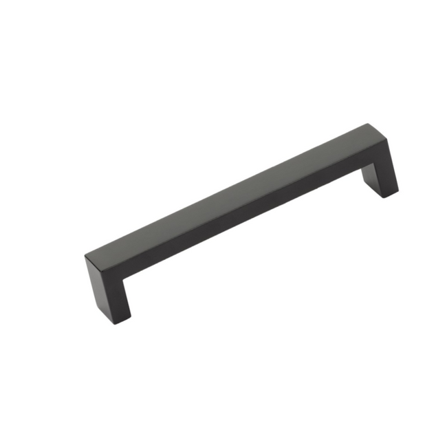 86717US19 - Keaton 6" Center to Center Handle Cabinet Pull - Modern Rectangular Collection - Flat Black
