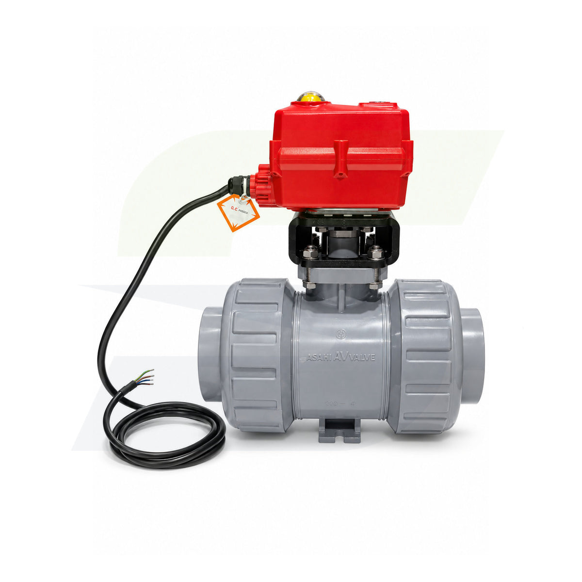 161060030 - 3" Type 21 CPVC Ball Valve - Smart Fail-Safe Actuated, EPDM