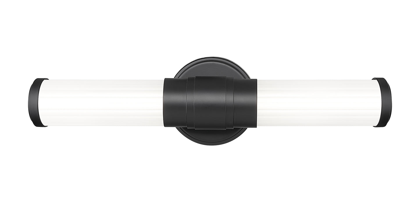 1020-18W-MB-LED - Warwick 1 Light 18" Vanity - Matte Black