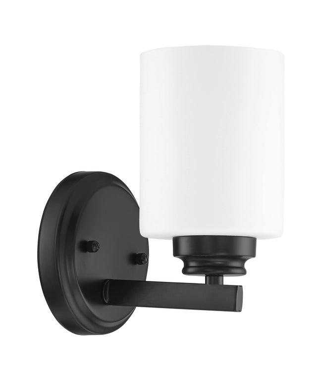 50501-FB-WG - Bolden 1 Light 8.5" High Wall Sconce - Flat Black
