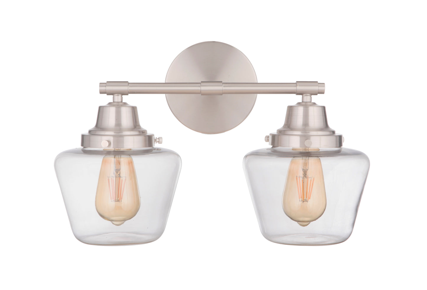 19518BNK2 - Essex 2 Light 18" Wide Vanity Light - Brushed Nickel