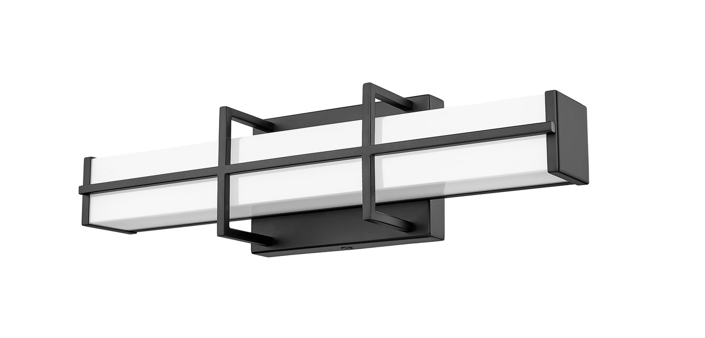 1011-18W-MB-LED - Harrison 1 Light 18" Vanity - Matte Black