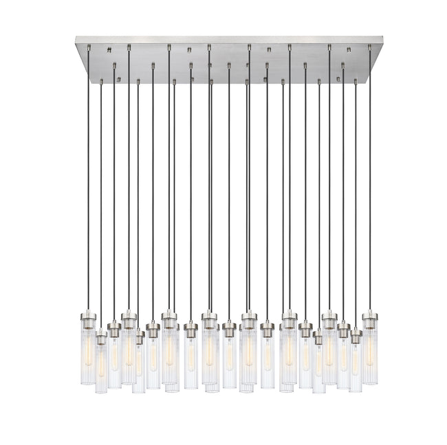 740P-23L-BN - Beau 23 Light Linear 54" Chandelier - Brushed Nickel