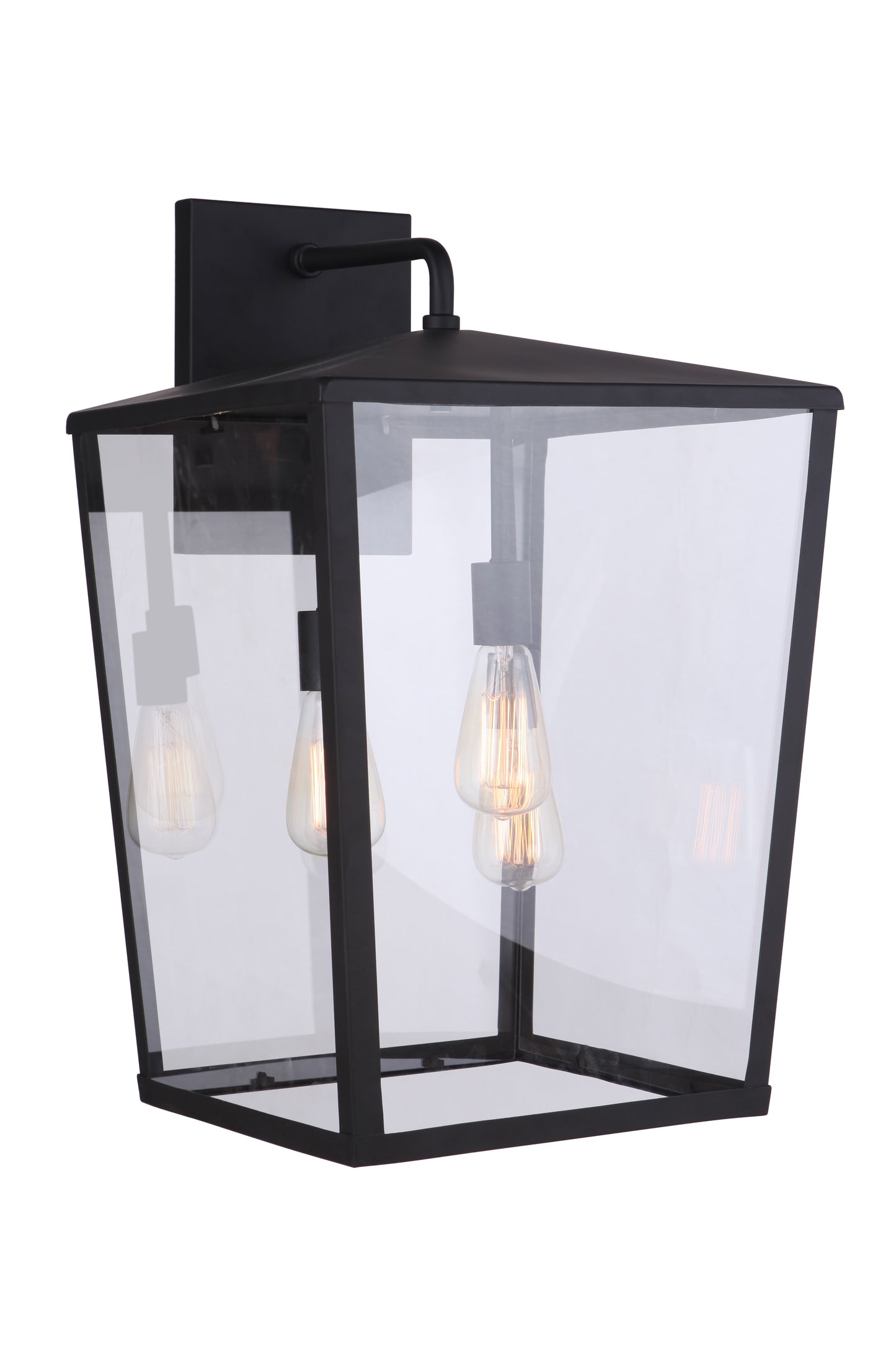 ZA4644-MN - Olsen 3 Light 24" High Outdoor Wall Lantern - Midnight