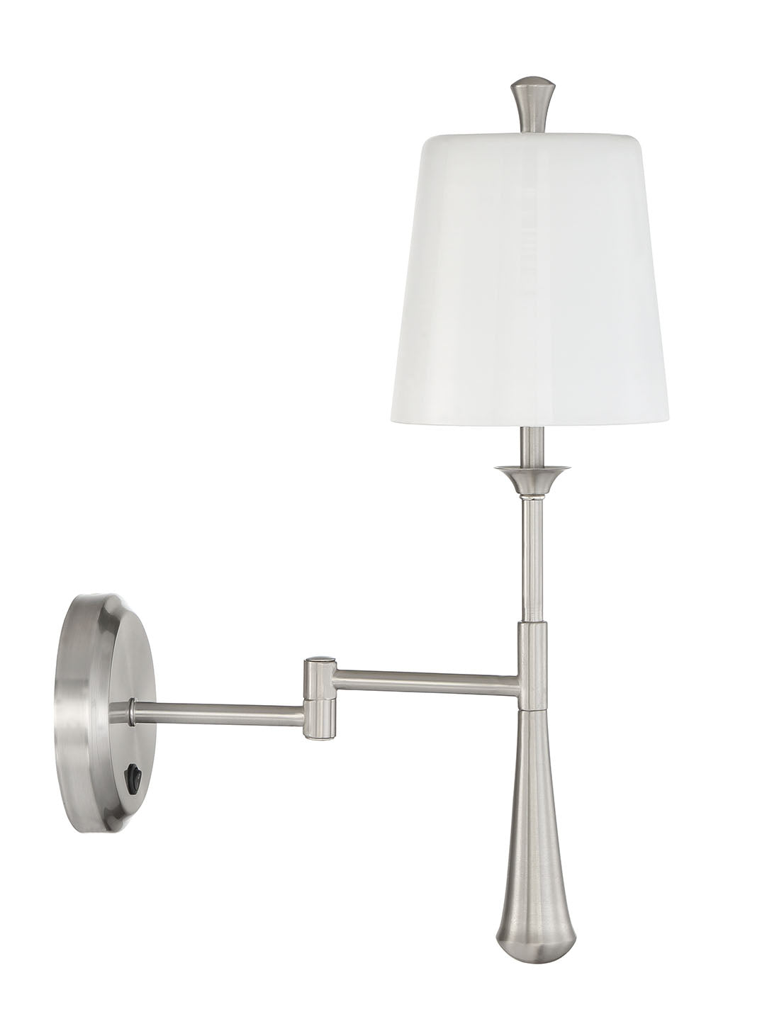 57461SA-BNK - Palmer 1 Light 18" High Wall Sconce - Brushed Nickel