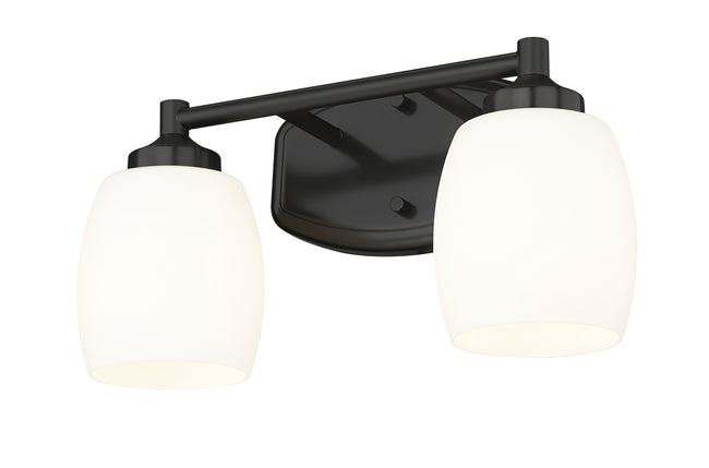 745-2V-MB - Kendrick 2 Light 14" Vanity - Matte Black