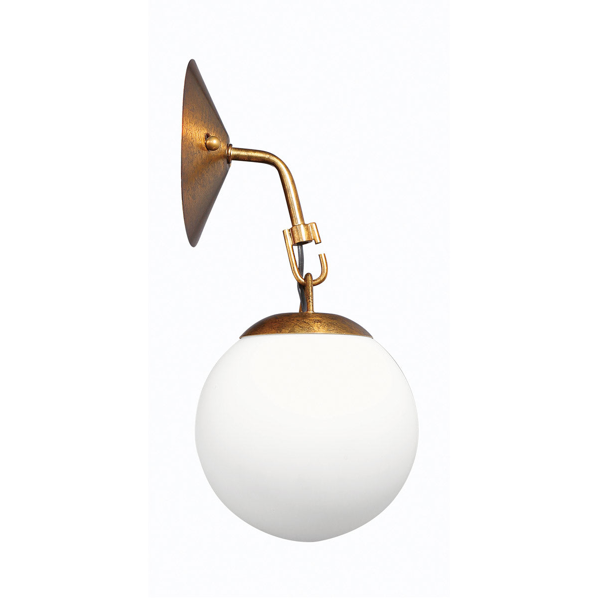50761-PAB - Orion 1 Light 12.75" High Wall Sconce - Patina Aged Brass