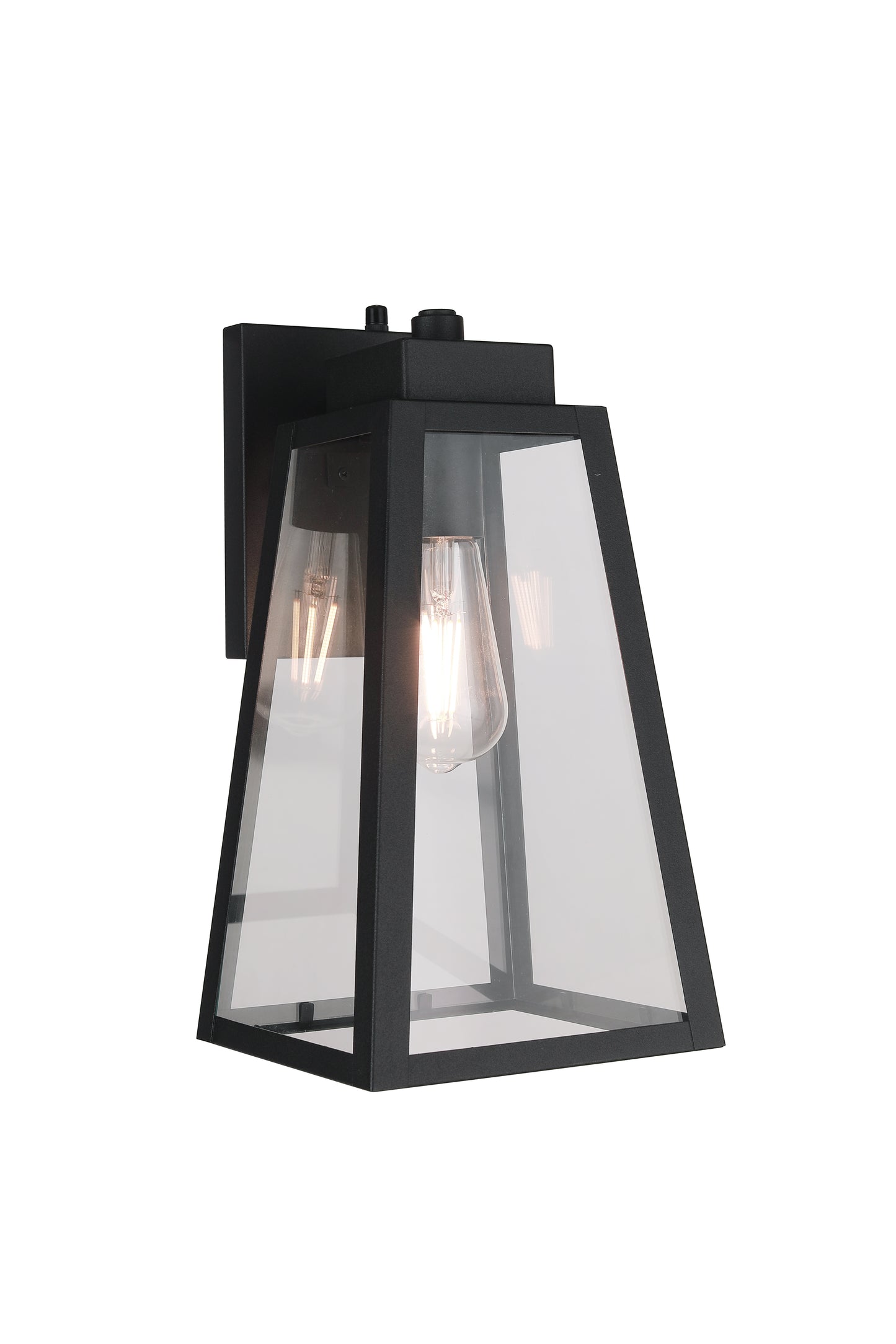 ZA6914-TB-PC - Sorano 1 Light 13.88" High Outdoor Wall Lantern - Textured Black