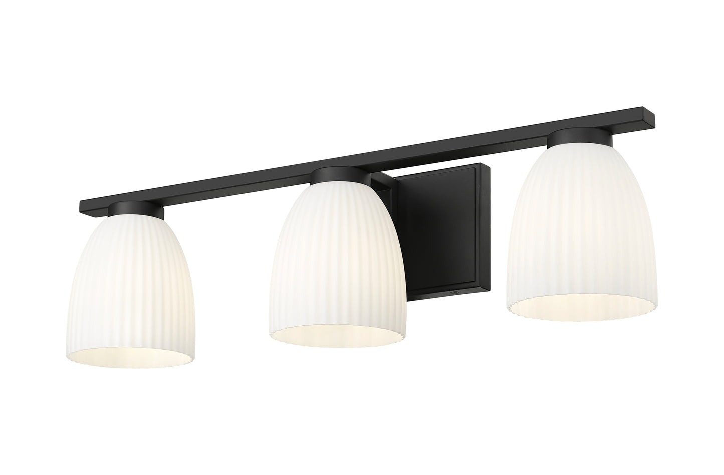 7518-3V-MB - Naya 3 Light 24" Vanity - Matte Black