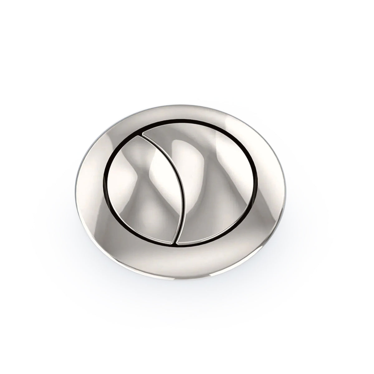 THU842#PN-A - Flush Push Button Assembly with Rods for Two-Piece Aquia IV Toilets - Polished Nickel