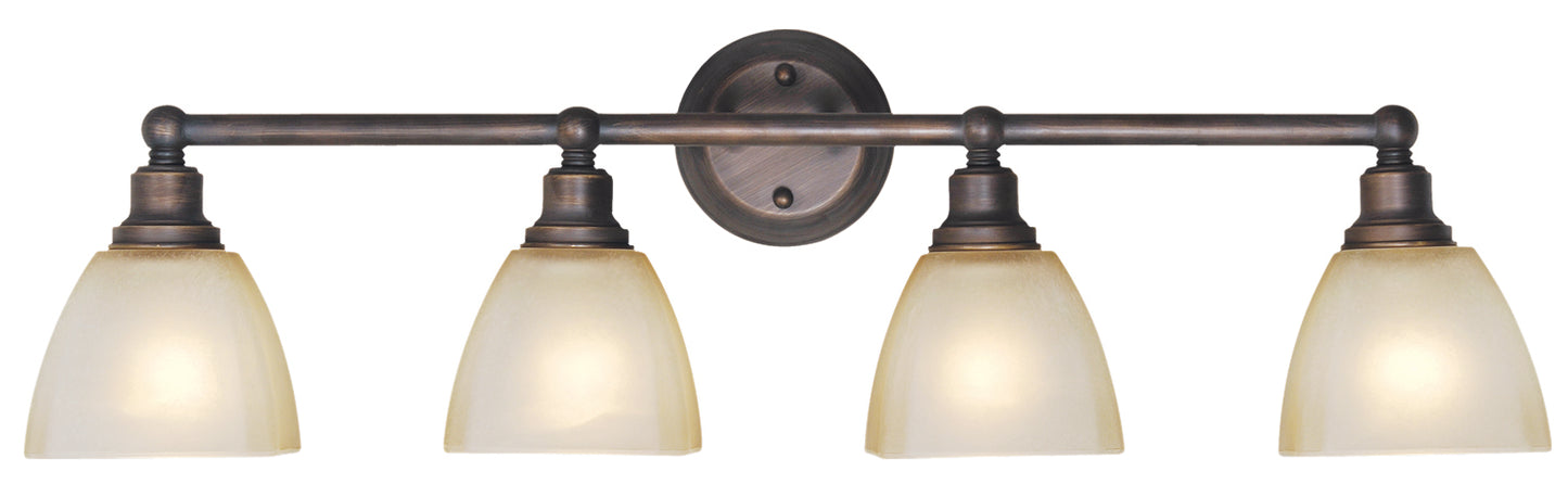 26604-BZ - Bradley 4 Light 33" Wide Vanity Light - Bronze