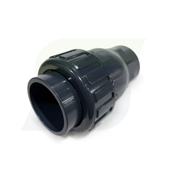 1210030 - 3" PVC Union Ball Check Valve - EPDM - Socket x Socket