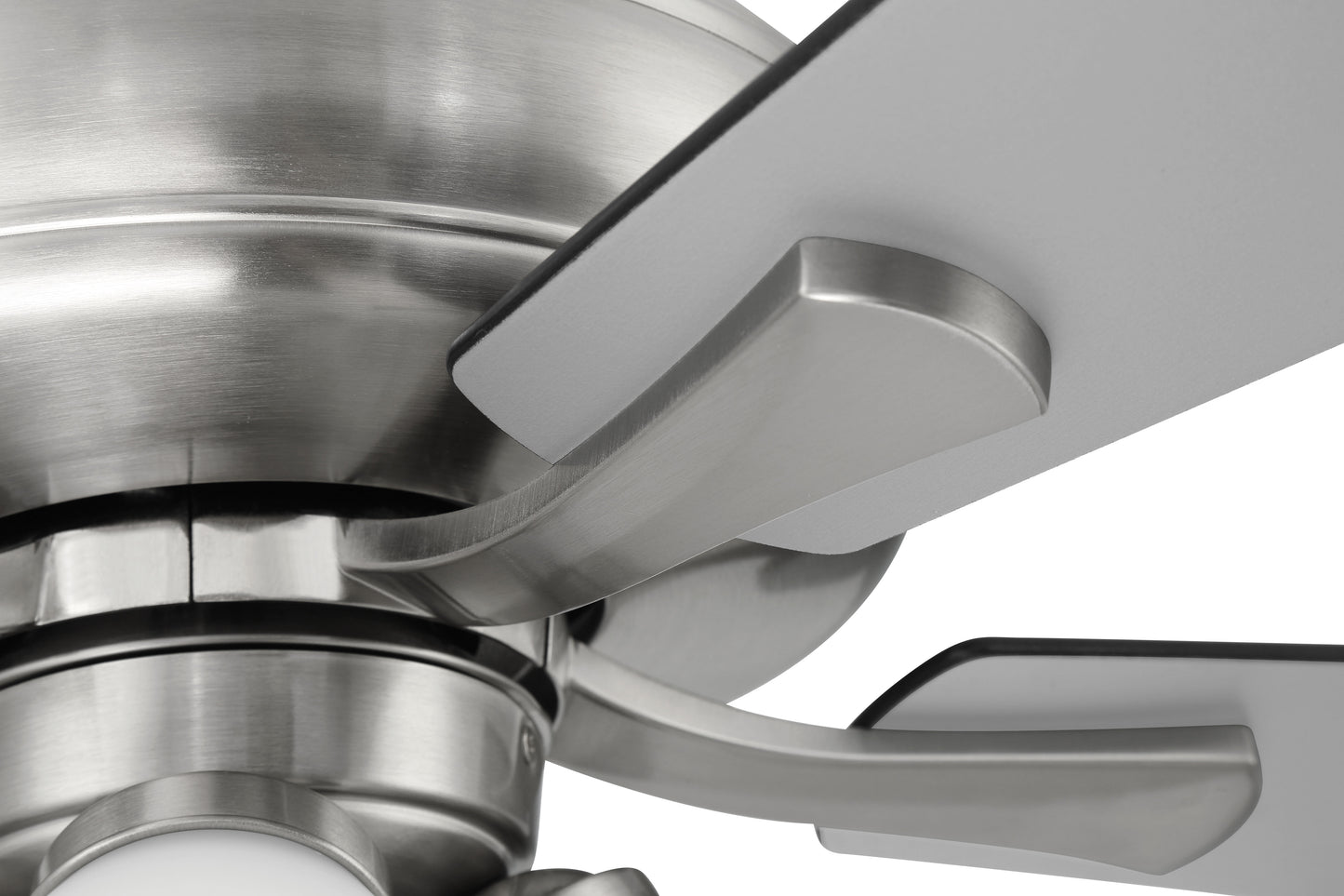 ECF114BNK5-BNGW - Eos Frost 4 Light 52" 5 Blade Ceiling Fan with Light Kit - Brushed Nickel
