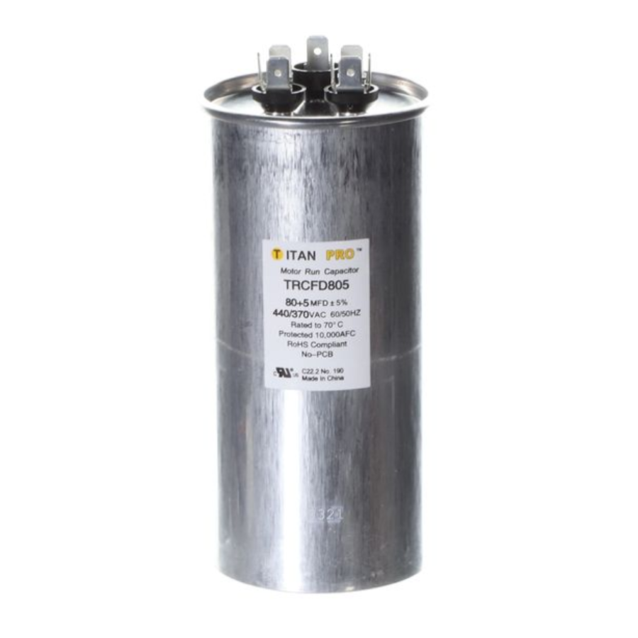 TRCFD805 - TITAN PRO CAPACITOR 80+5 MFD 440/370V ROUND