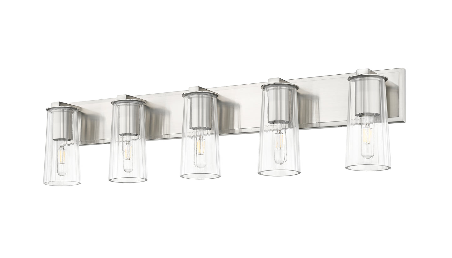 826-5V-BN - Titus 5 Light 40" Vanity - Brushed Nickel