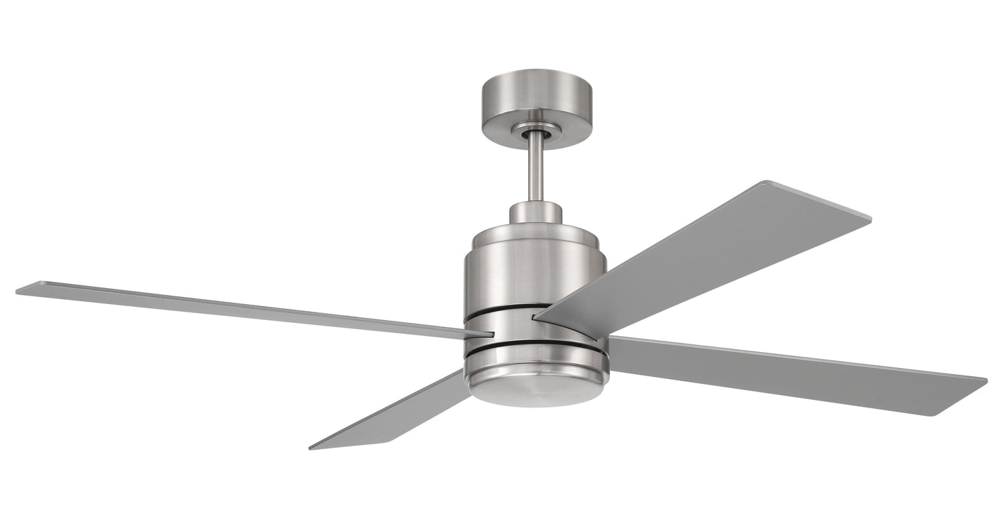 MCY52BNK4 - McCoy 52 4 Blade 52" 4 Blade Ceiling Fan with Light Kit - Brushed Nickel