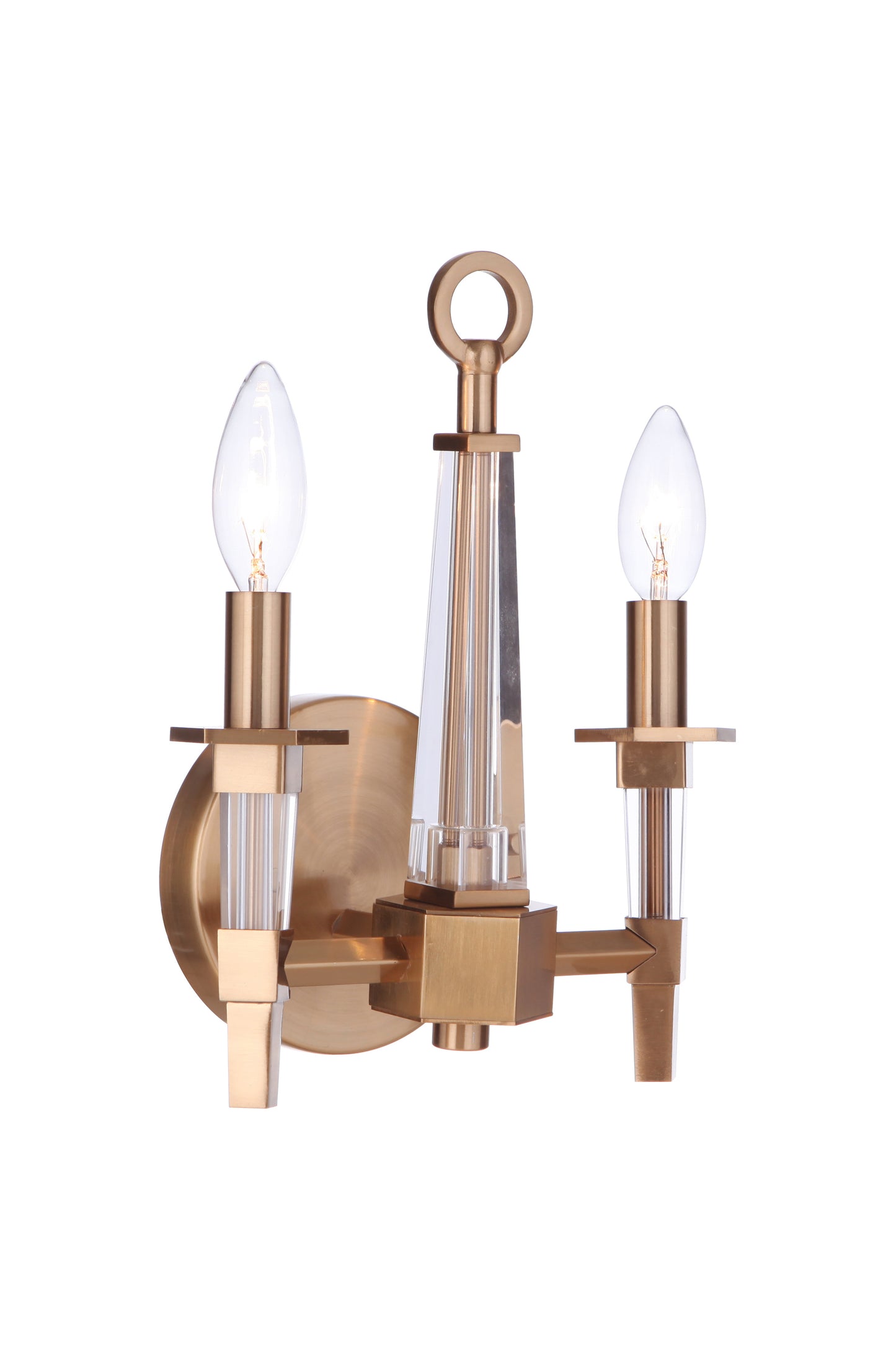 53262-SB - Tarryn 2 Light 12.25" High Wall Sconce - Satin Brass