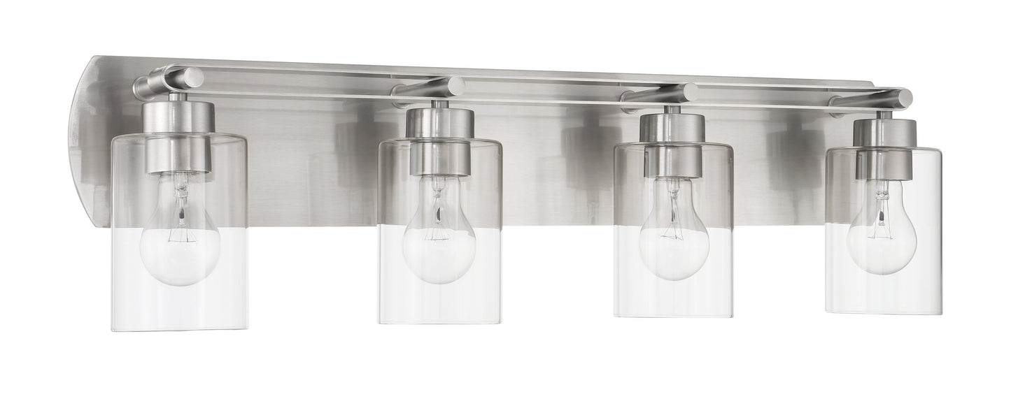 17631BNK4 - Hendrix 4 Light 31" Wide Vanity Light - Brushed Nickel
