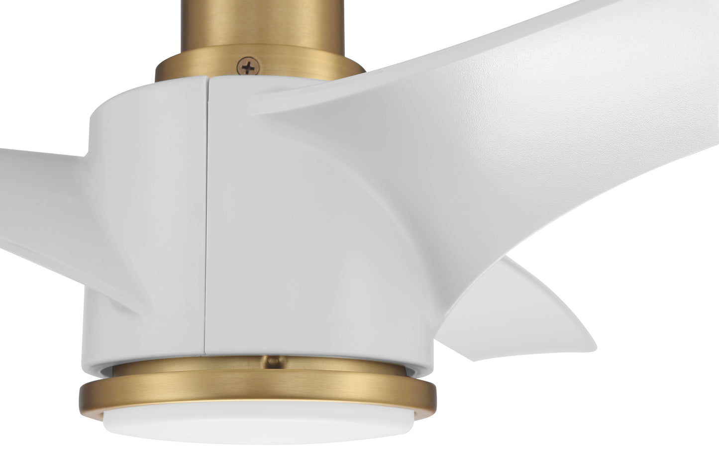 PHB60SB3-NWF - Phoebe 60" Indoor Ceiling Fan without Wifi 60" 3 Blade Ceiling Fan with Light Kit - Satin Brass