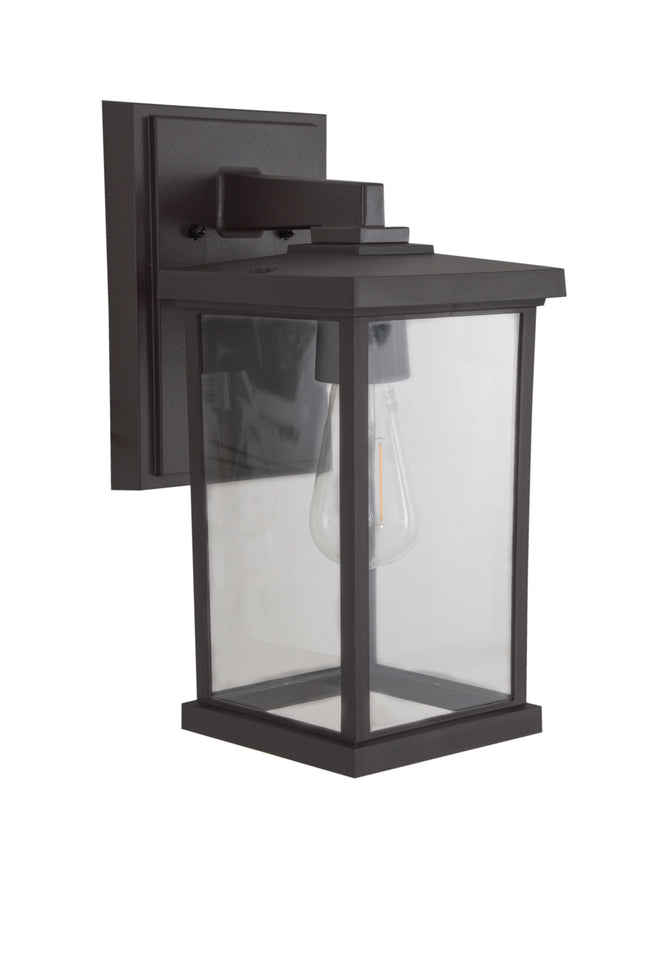 ZA2414-BZ-C - Resilience Lanterns 1 Light 14" High Outdoor Wall Lantern - Bronze