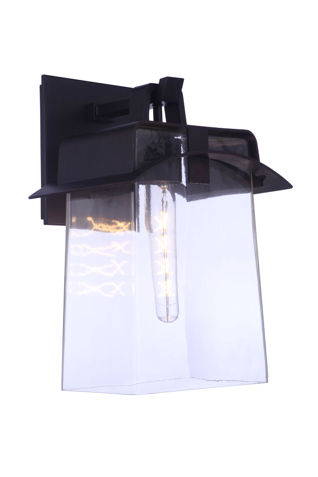 ZA6024-ABZ - Smithy 1 Light 17" High Outdoor Wall Lantern - Aged Bronze Brushed
