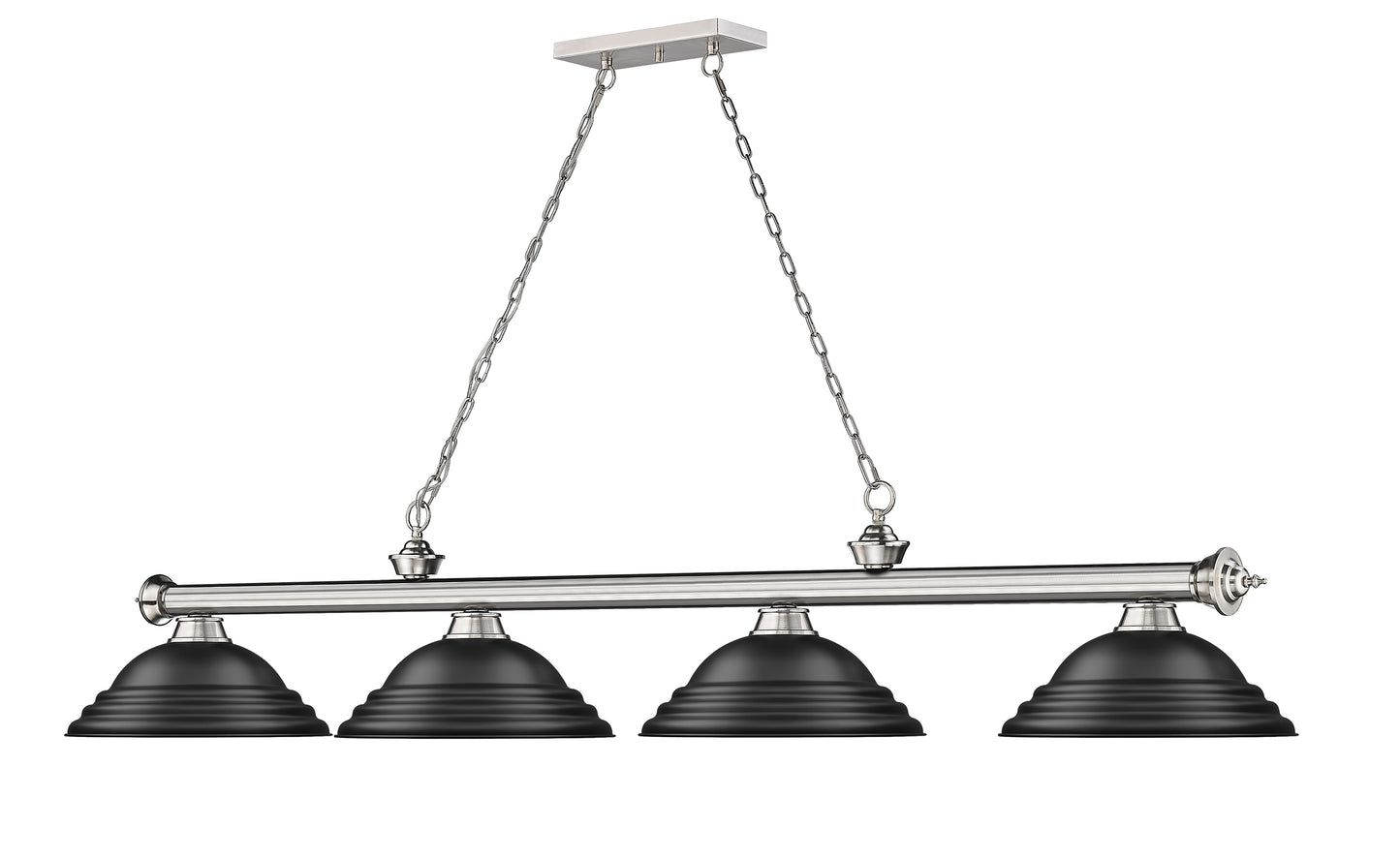2306-4BN-SMB - Cordon 4 Light 82" Billiard - Brushed Nickel