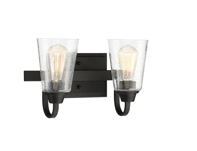 41902-ESP-CS - Grace 2 Light 14" Wide Vanity Light - Espresso
