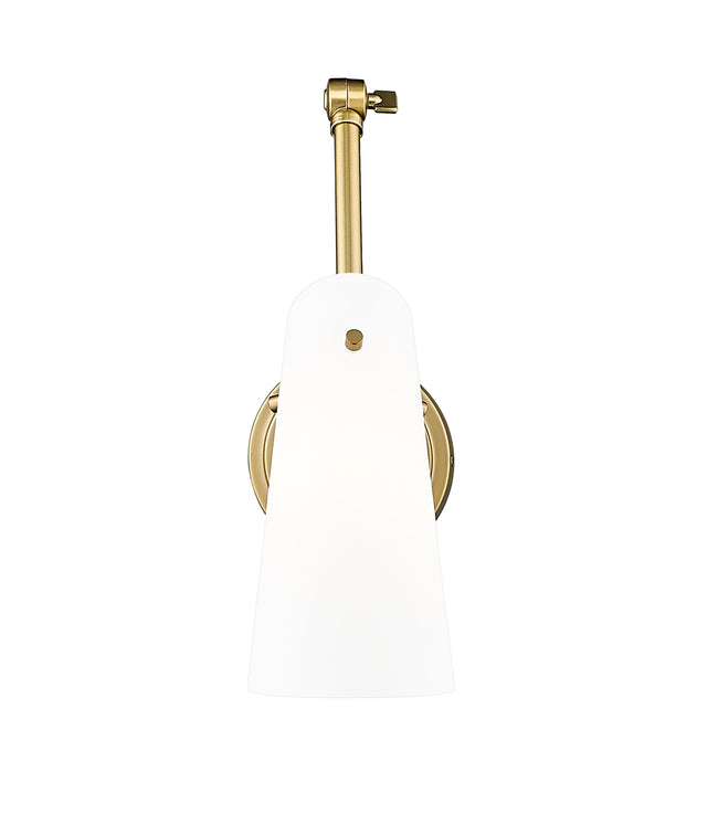 350S-MGLD - Julia 1 Light Wall 5" Sconce - Modern Gold