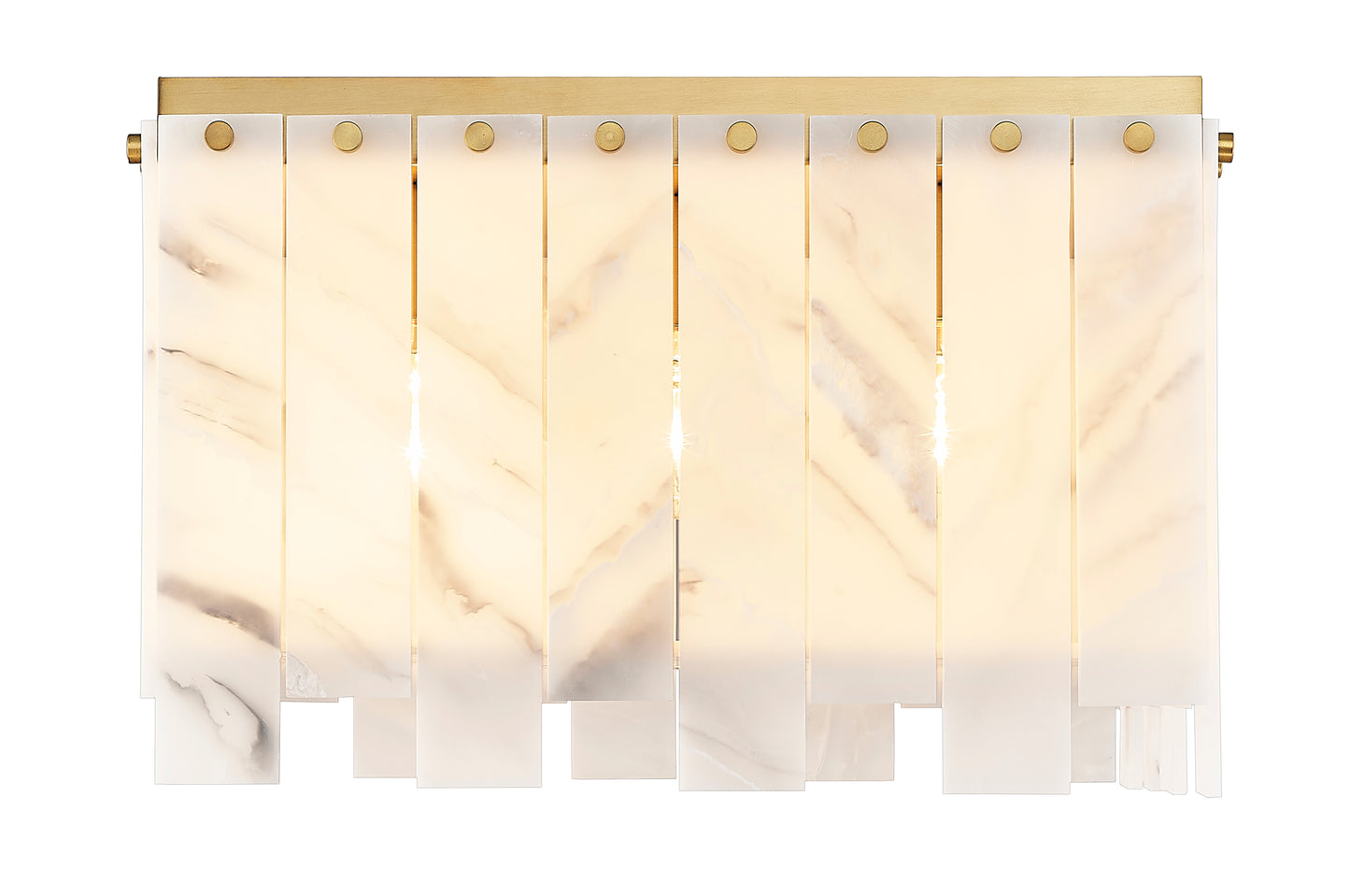 345F17-RB - Viviana 6 Light Flush 18" Mount - Rubbed Brass