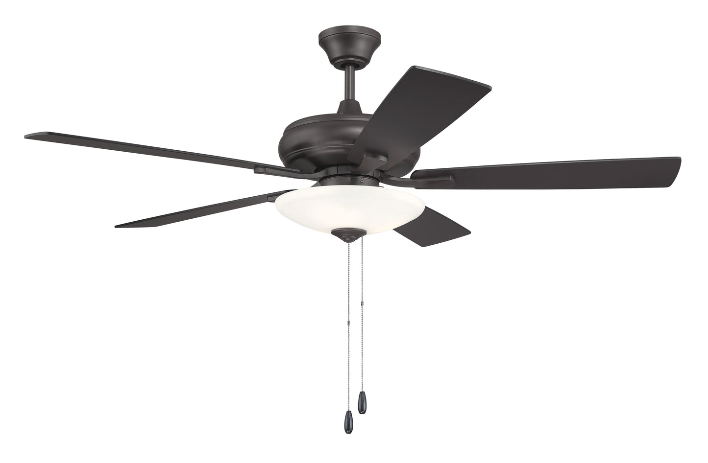 ECF111CBZ5-CBZWLN - Eos 3 Light Bowl 52" 5 Blade Ceiling Fan with Light Kit - Classic Bronze