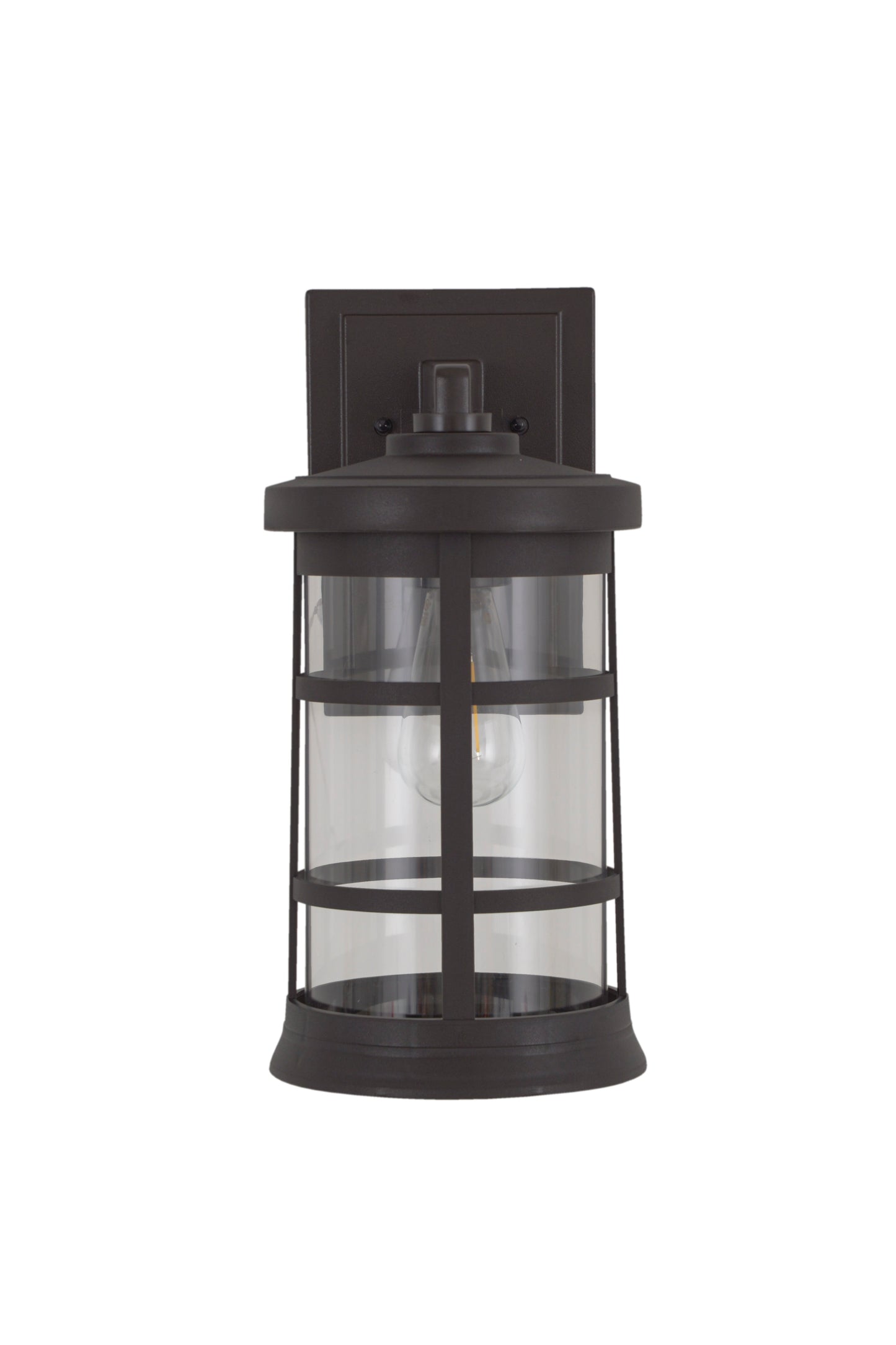 ZA2314-BZ-C - Resilience Lanterns 1 Light 15" High Outdoor Wall Lantern - Bronze