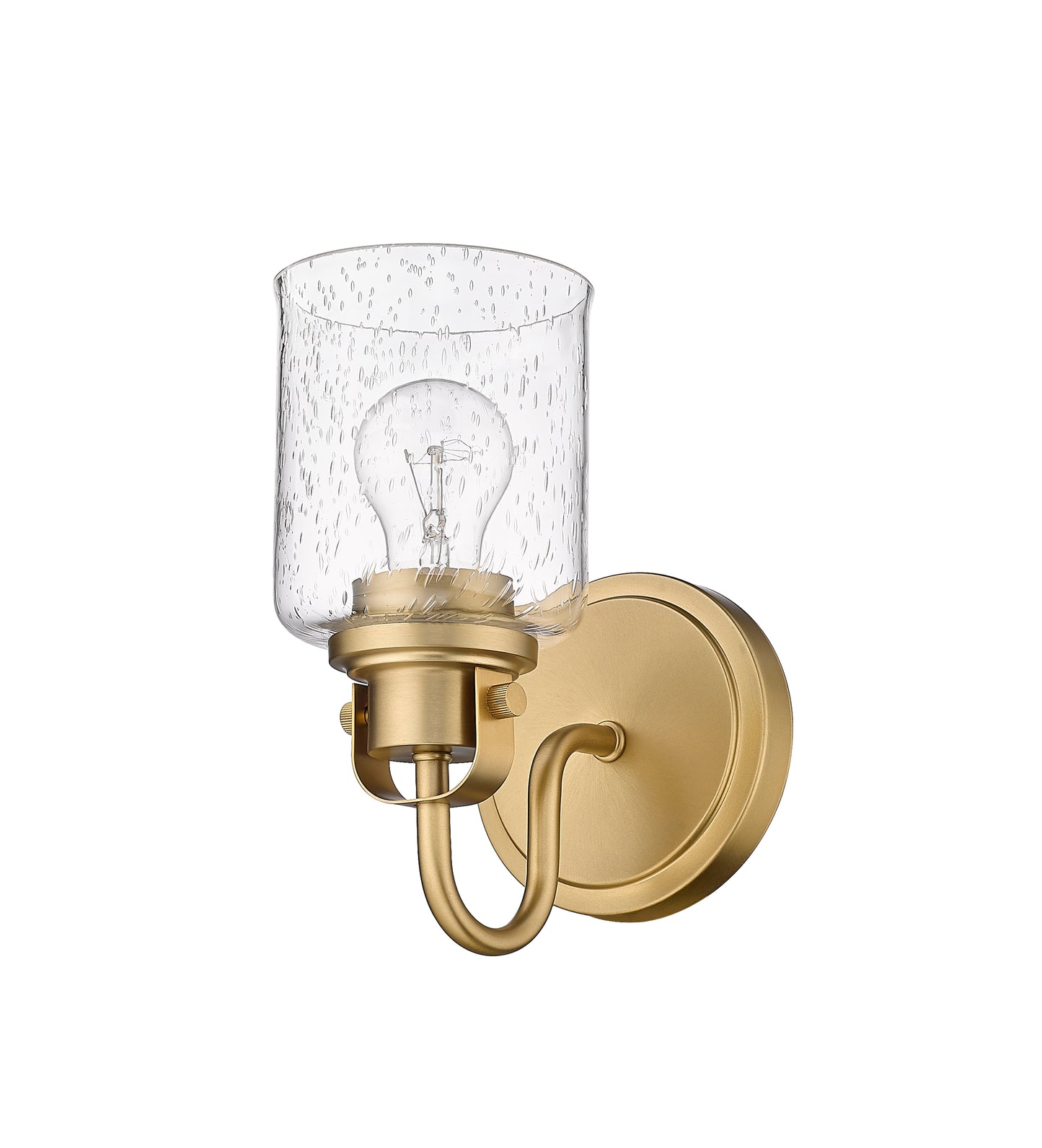 340-1S-HG - Kinsley 1 Light Wall 10" Sconce - Heirloom Gold