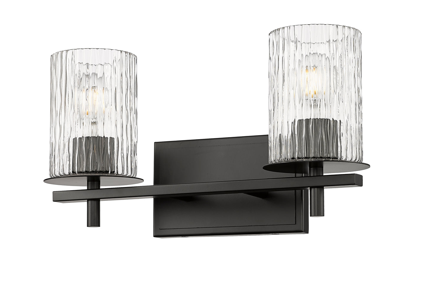 1949-2V-MB - Grayson 2 Light 16" Vanity - Matte Black